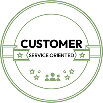 Customer Service Oriented badge